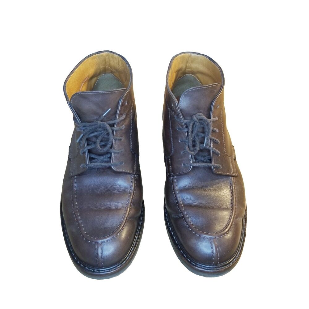 Mephisto Chukka Boots Men Size 9.5 Brown Leather Split Toe Casual Goodyear Welt